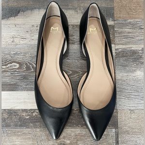 Marc Fisher LTD black pointed d’orsay flats 8.5